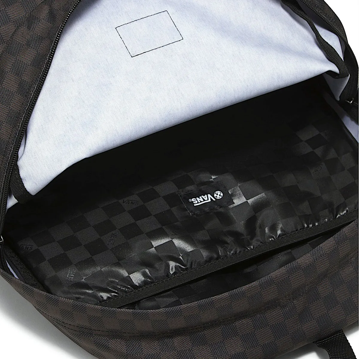 Vans Old Skool Check Backpack - Black/Charcoal sold by CCS product image thumbnail 4