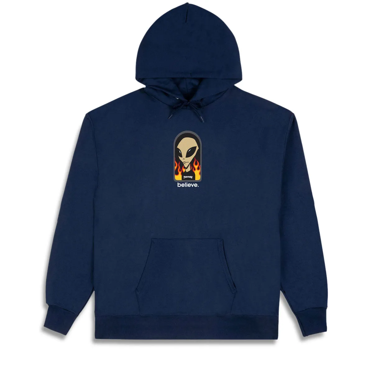 Thrasher Believe Hoodie - Navy sold by CCS