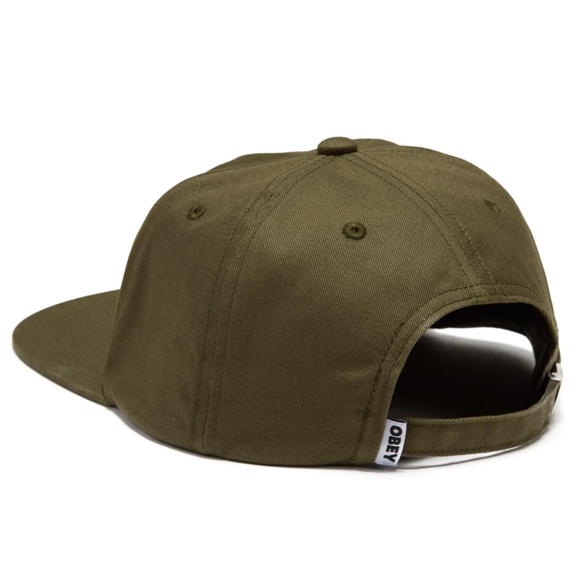 Obey Icon Patch Panel Strapback Hat - Army sold by CCS product image thumbnail 2