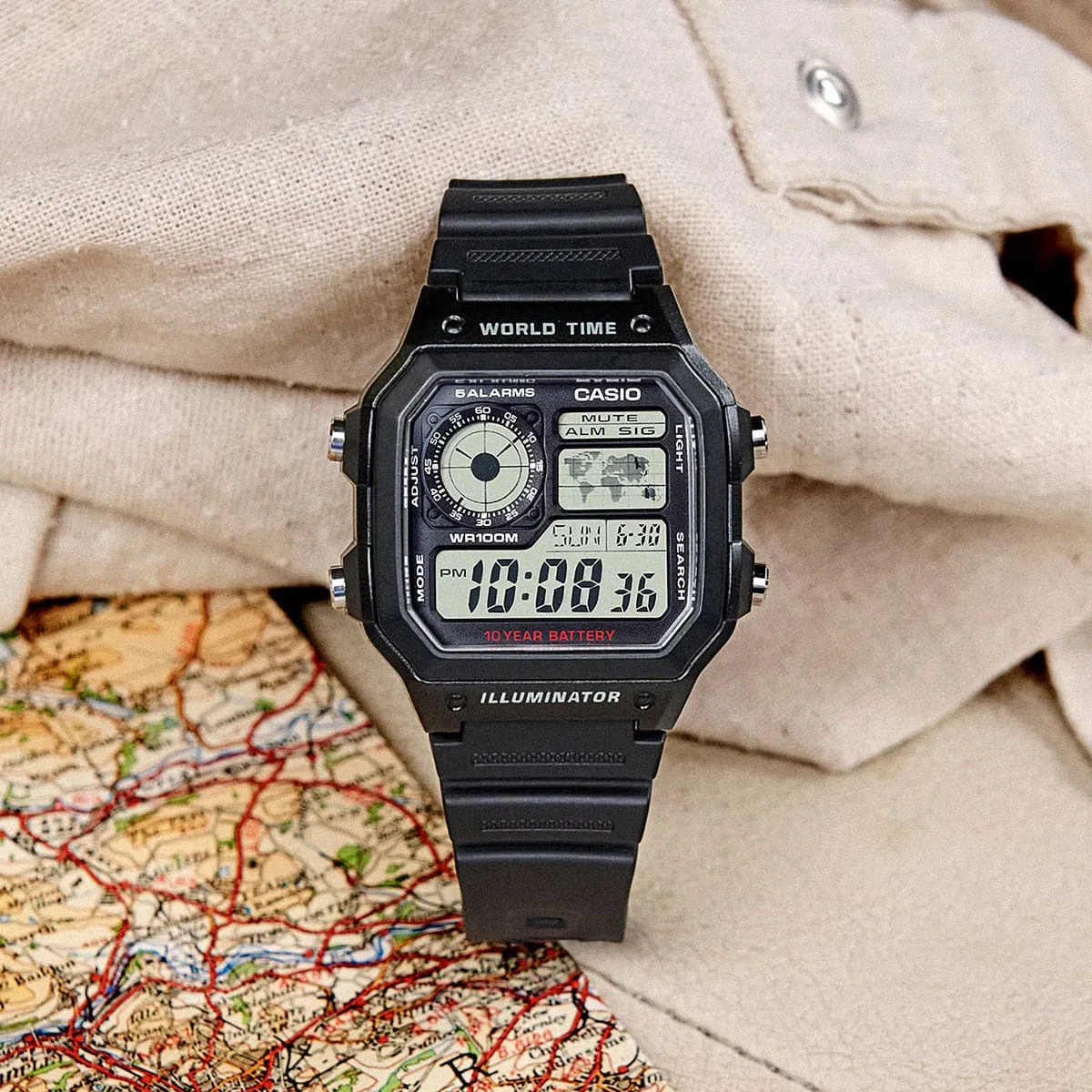 Casio AE1200WH-1A Watch sold by CCS product image thumbnail 3