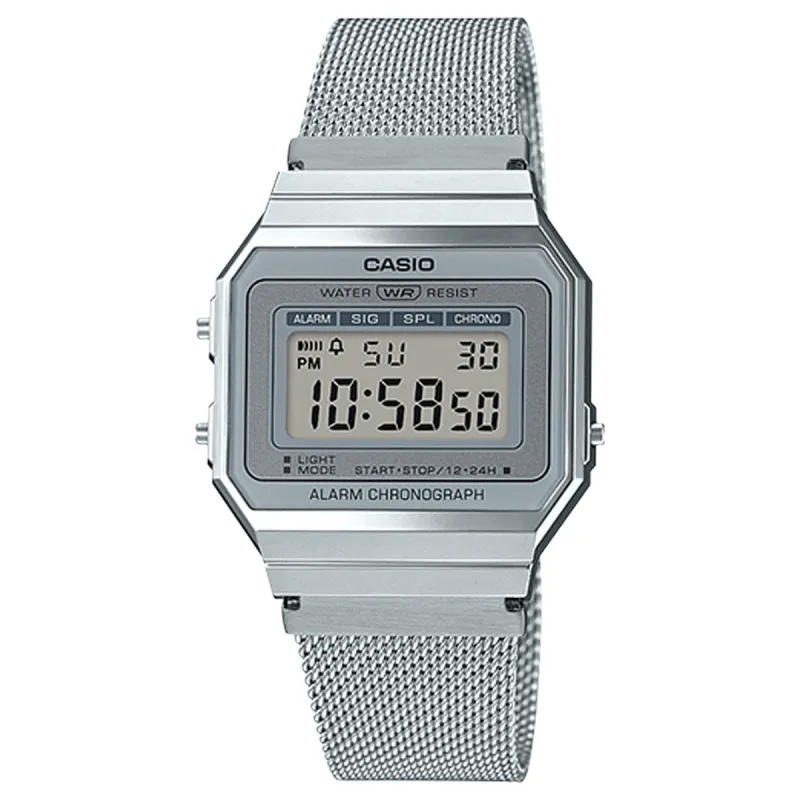 Casio A700WM-7AVT Watch - Silver made by G-Shock