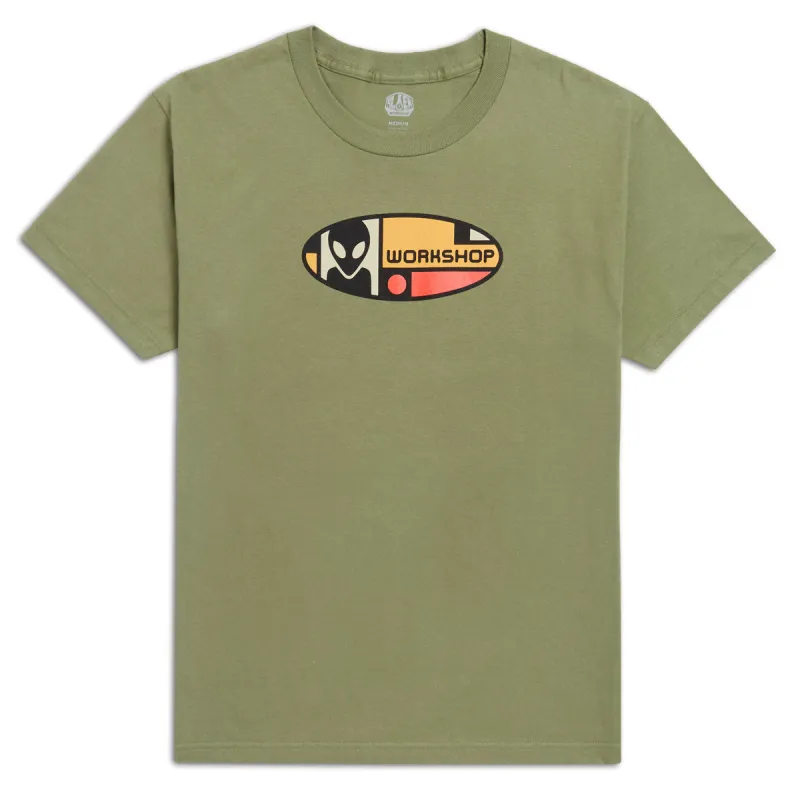 Alien Workshop Alien Oval T-Shirt - Green Clay made by CCS