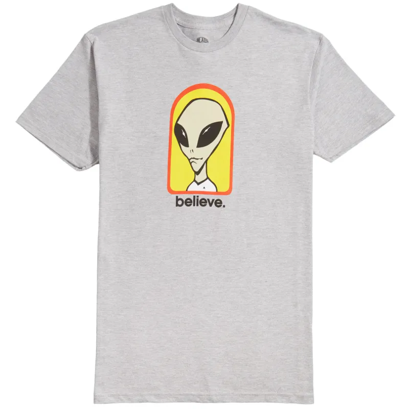Alien Workshop Believe T-Shirt - Heather Grey made by CCS