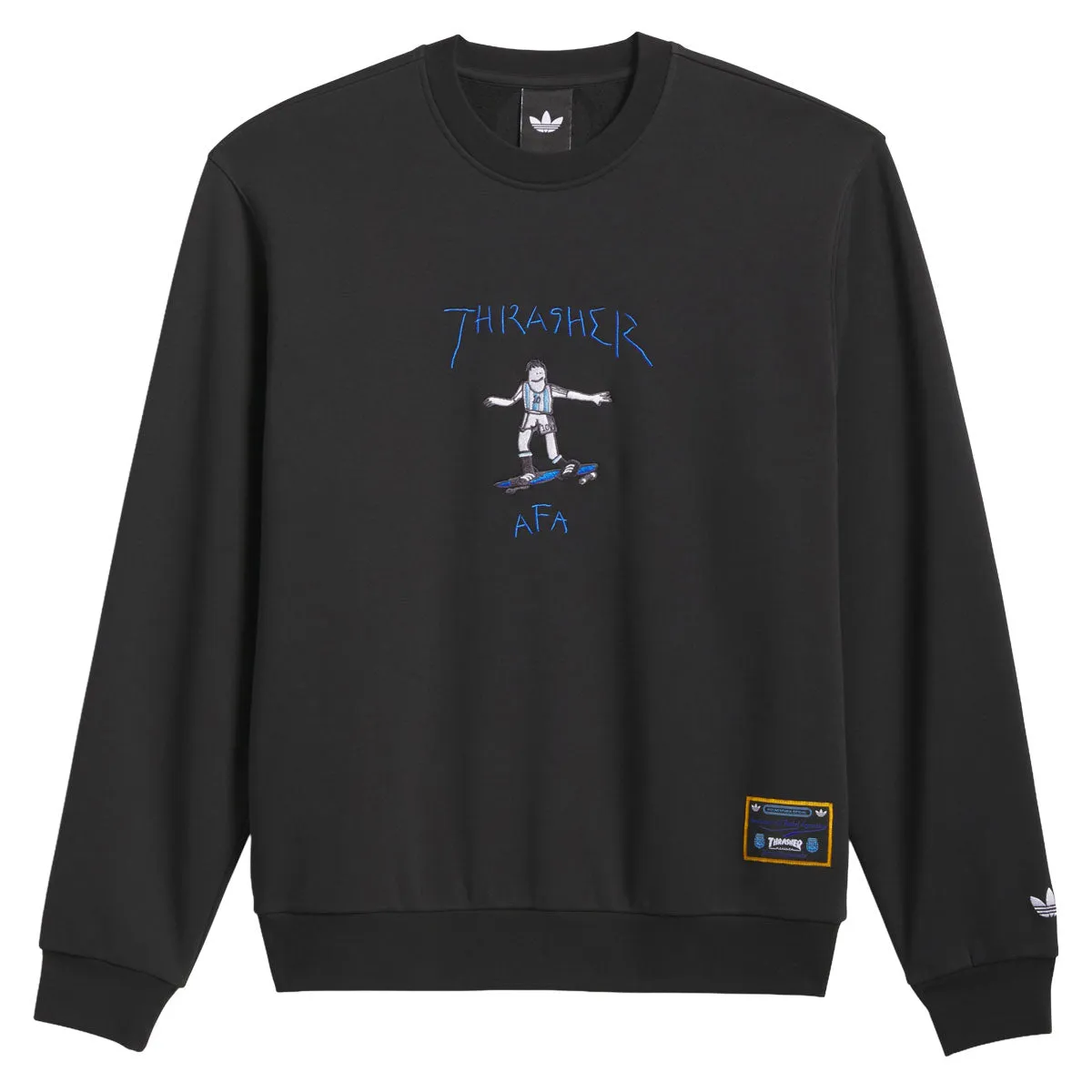 Adidas x Thrasher x AFA Crew Sweatshirt - Black sold by CCS