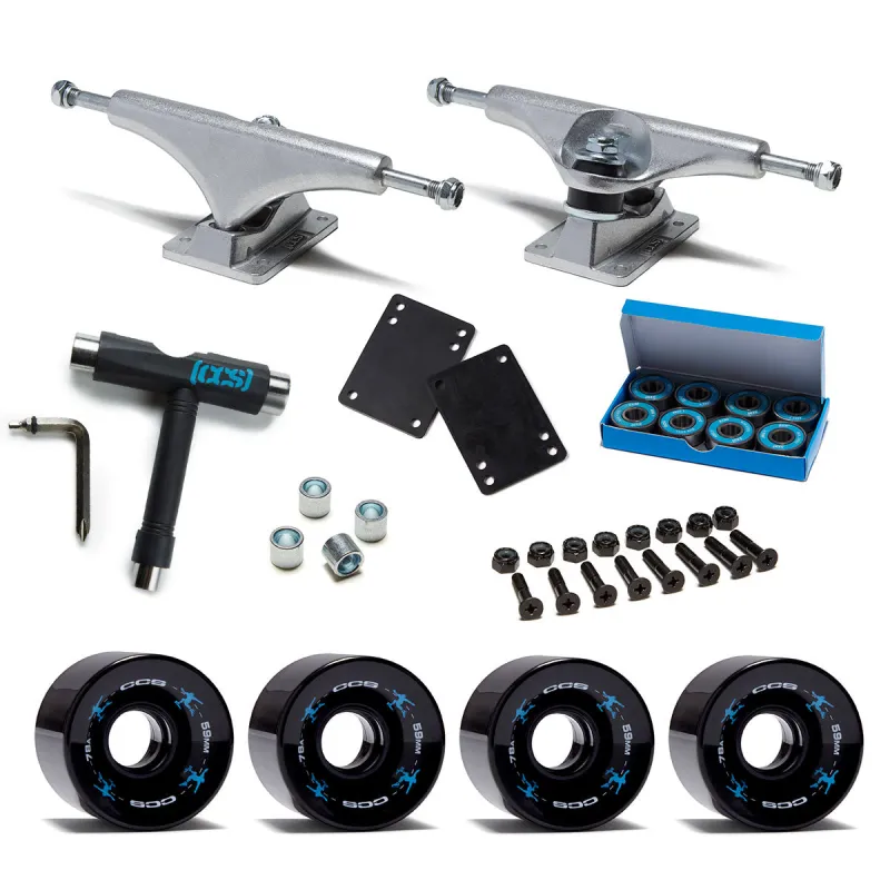 CCS Retro Cruiser Skateboard Assembly Kit - Black made by CCS