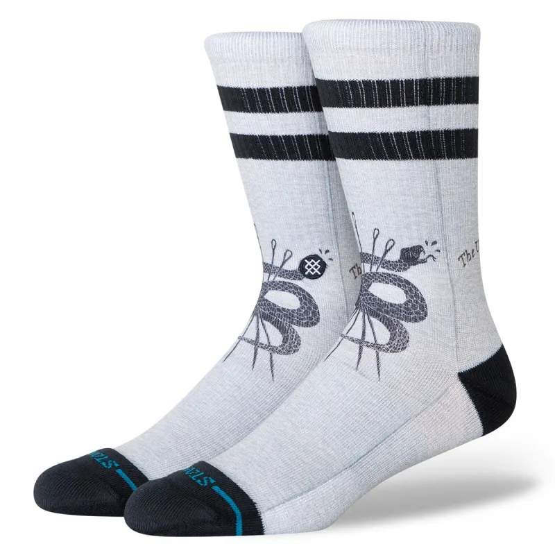 Stance Threads Crew Socks - Black made by Stance