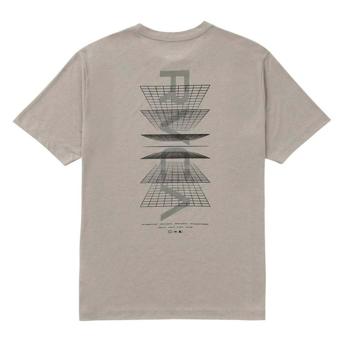 RVCA Inter RVCA T-Shirt - Brown Stone sold by CCS product image thumbnail 2