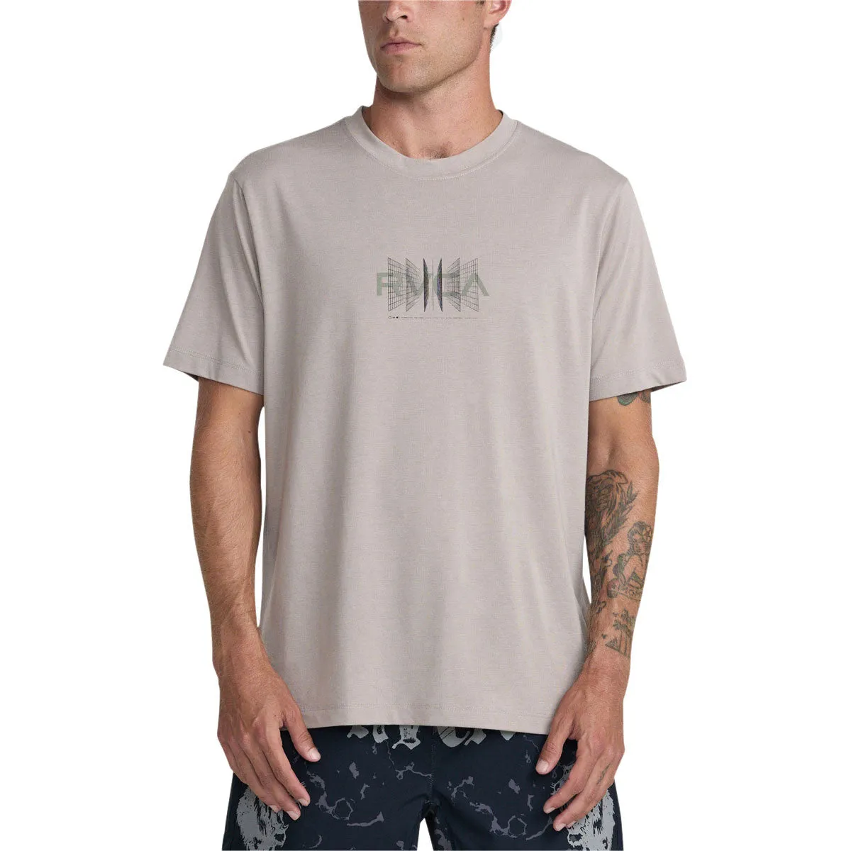 RVCA Inter RVCA T-Shirt - Brown Stone sold by CCS product image thumbnail 3