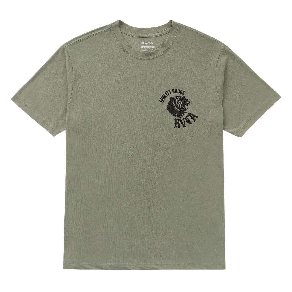 RVCA Big Cat T-Shirt - Army sold by CCS product image thumbnail 2