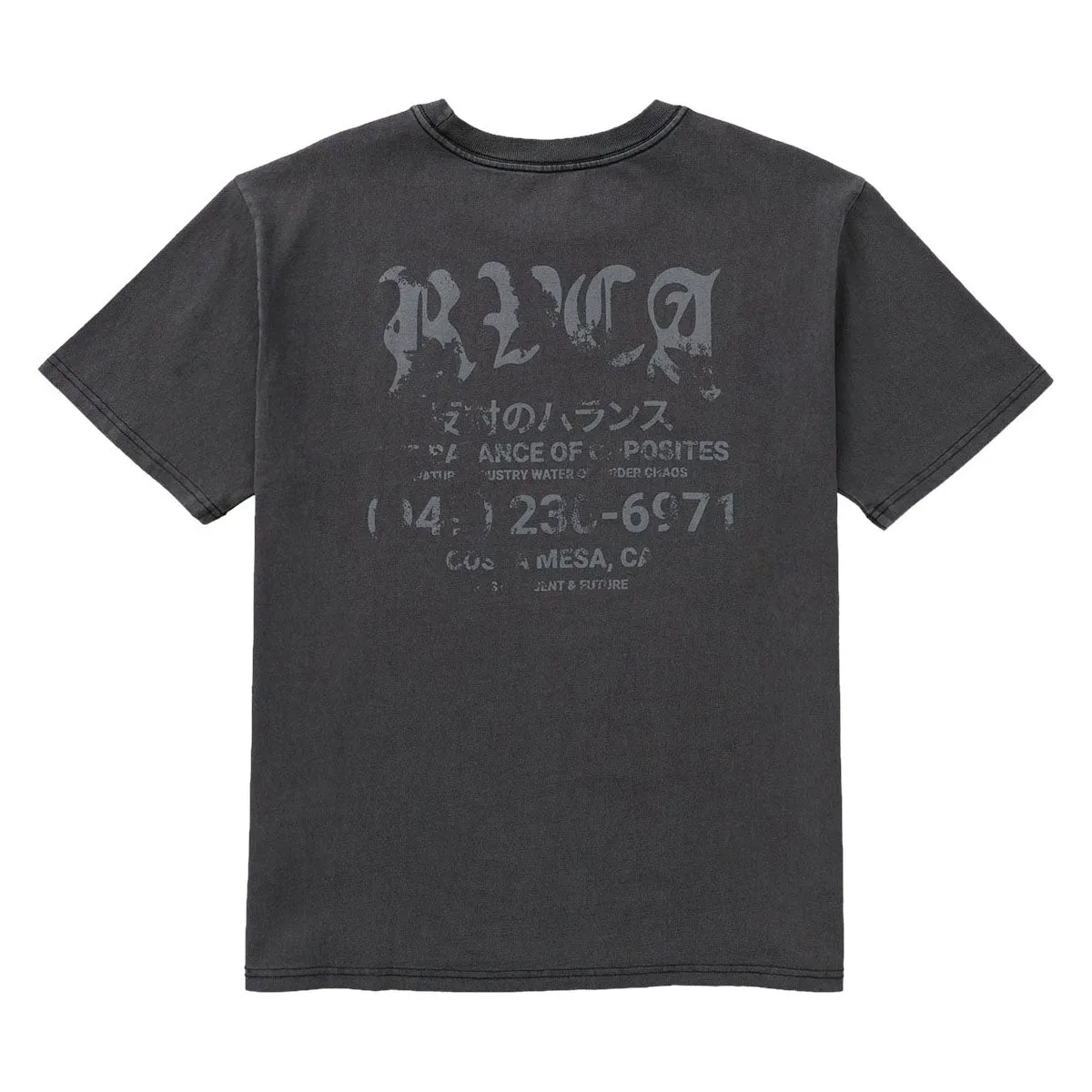 RVCA Big Press T-Shirt - Black sold by CCS product image thumbnail 2