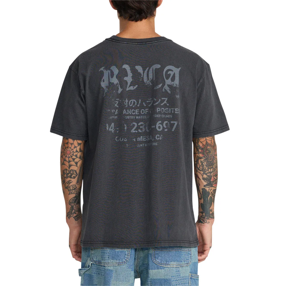 RVCA Big Press T-Shirt - Black sold by CCS product image thumbnail 4