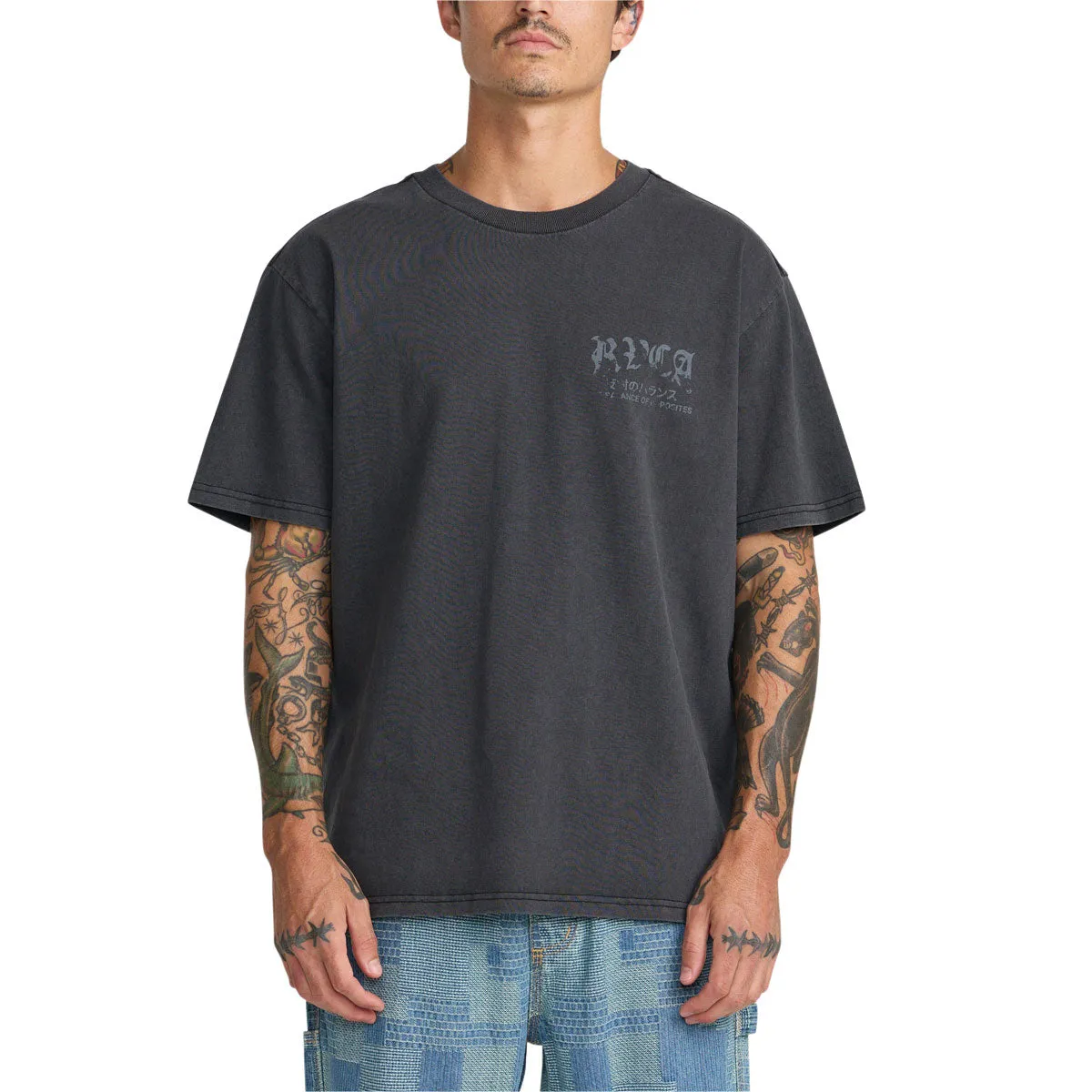 RVCA Big Press T-Shirt - Black sold by CCS product image thumbnail 3