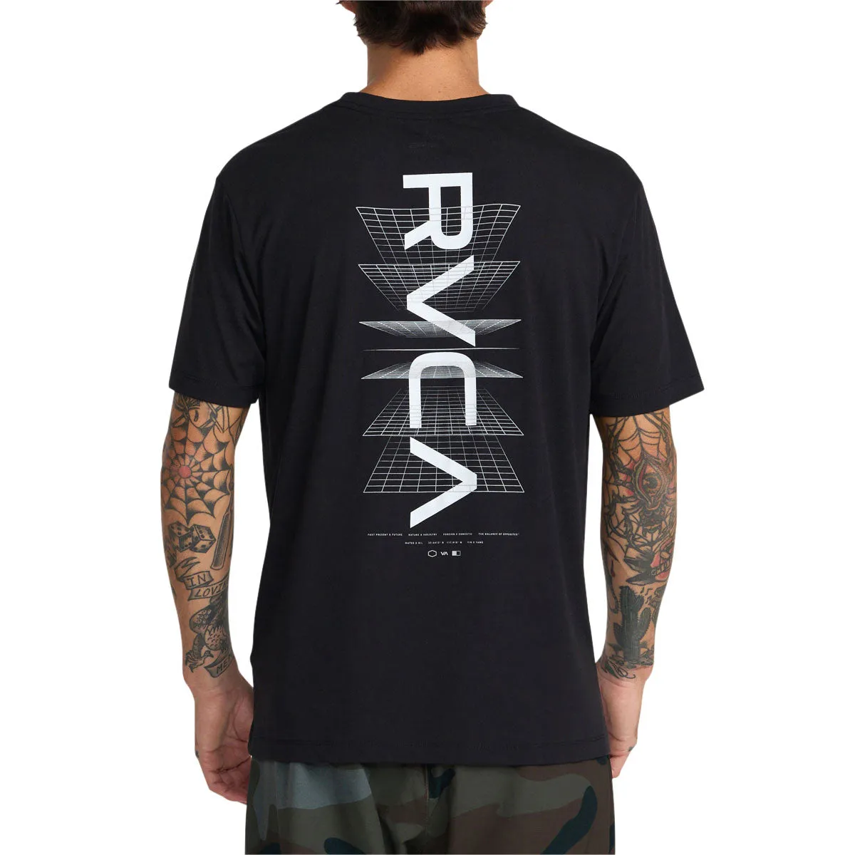 RVCA Inter RVCA T-Shirt - Black sold by CCS product image thumbnail 4