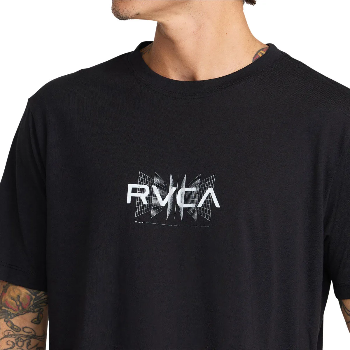 RVCA Inter RVCA T-Shirt - Black sold by CCS product image thumbnail 5
