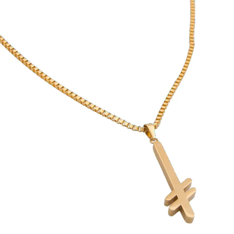 Deathwish Gang Logo Necklace - Gold made by CCS