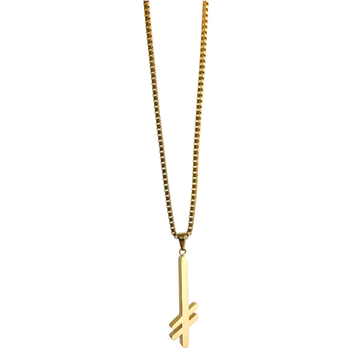 Deathwish Gang Logo Necklace - Gold sold by CCS product image thumbnail 3