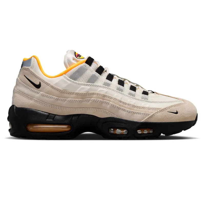 Nike SB Air Max 95 Shoes - Sail/Black/Laser Orange made by Nike
