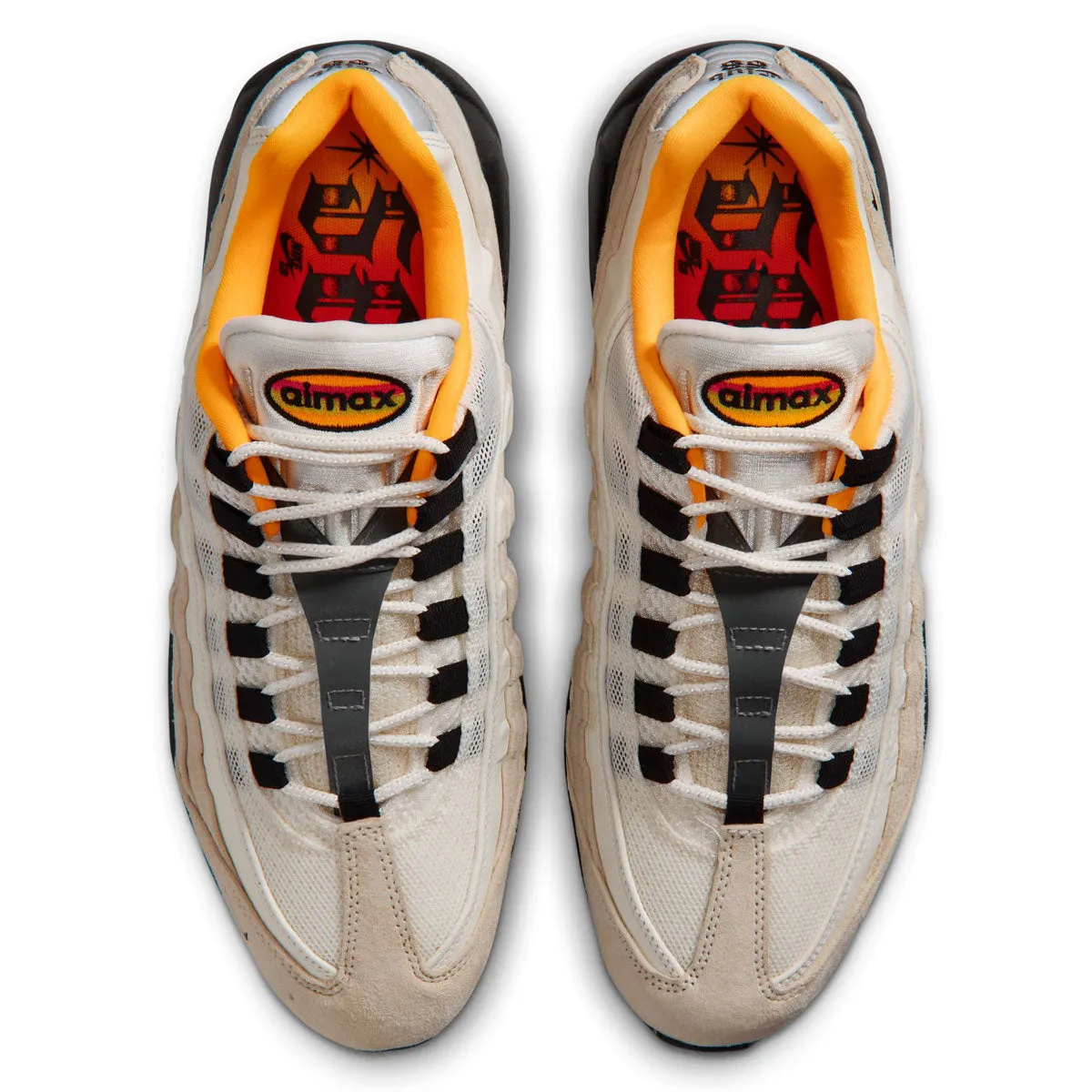 Nike SB Air Max 95 Shoes - Sail/Black/Laser Orange sold by CCS product image thumbnail 4