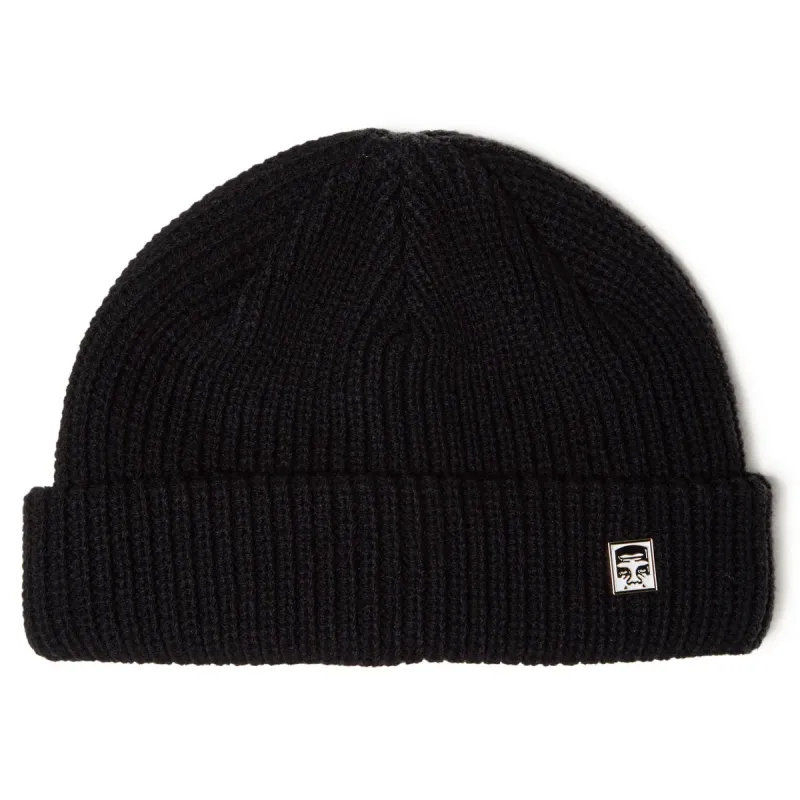 Obey Micro Beanie - Black made by Obey