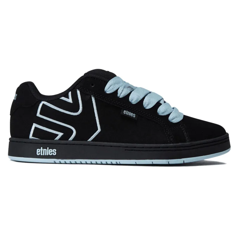 Etnies Fader Shoes - Black/Light Blue made by Etnies
