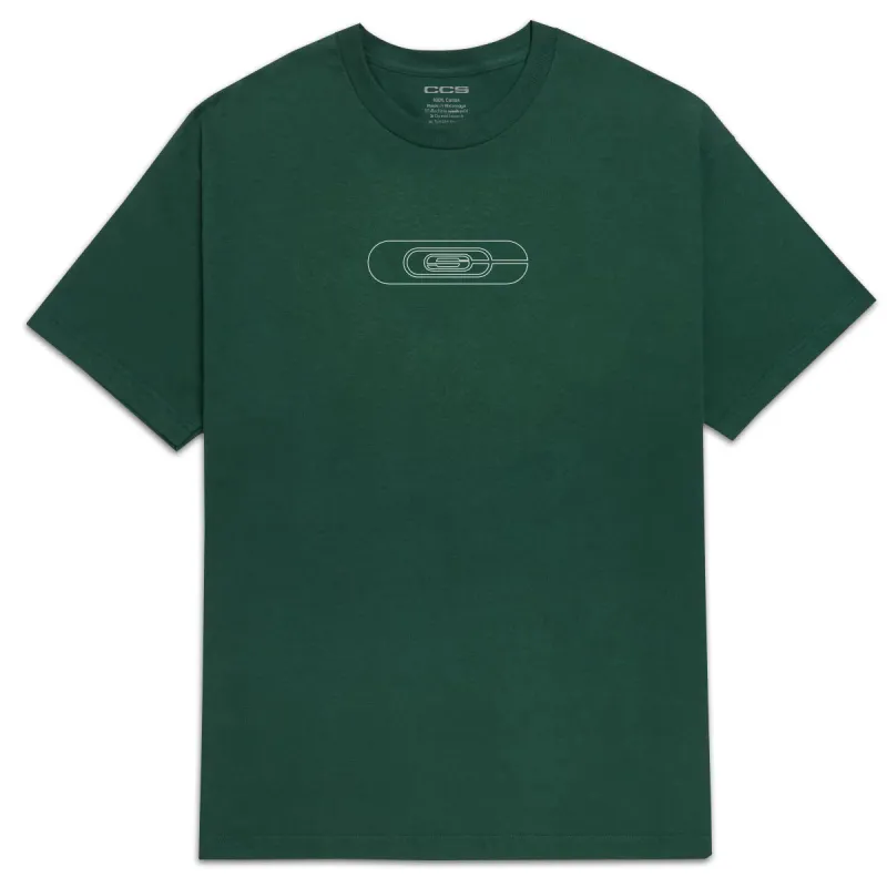CCS Heritage Skate Gear T-Shirt - Forest Green made by CCS