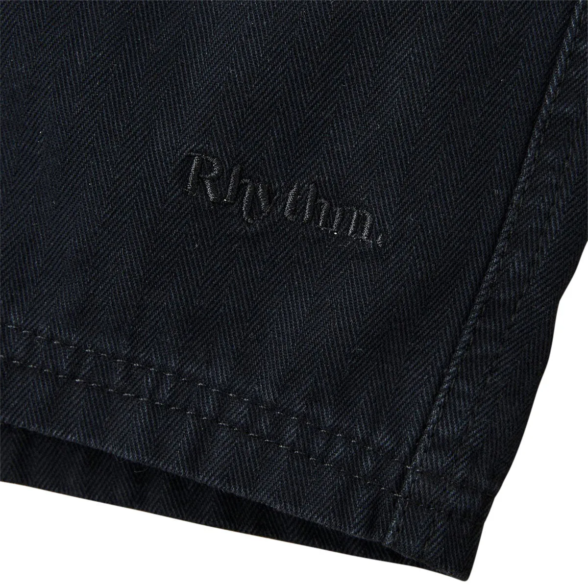 Rhythm Haight Herringbone Shorts - Vintage Black sold by CCS product image thumbnail 4