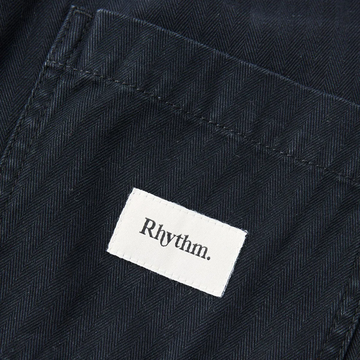 Rhythm Haight Herringbone Shorts - Vintage Black sold by CCS product image thumbnail 5