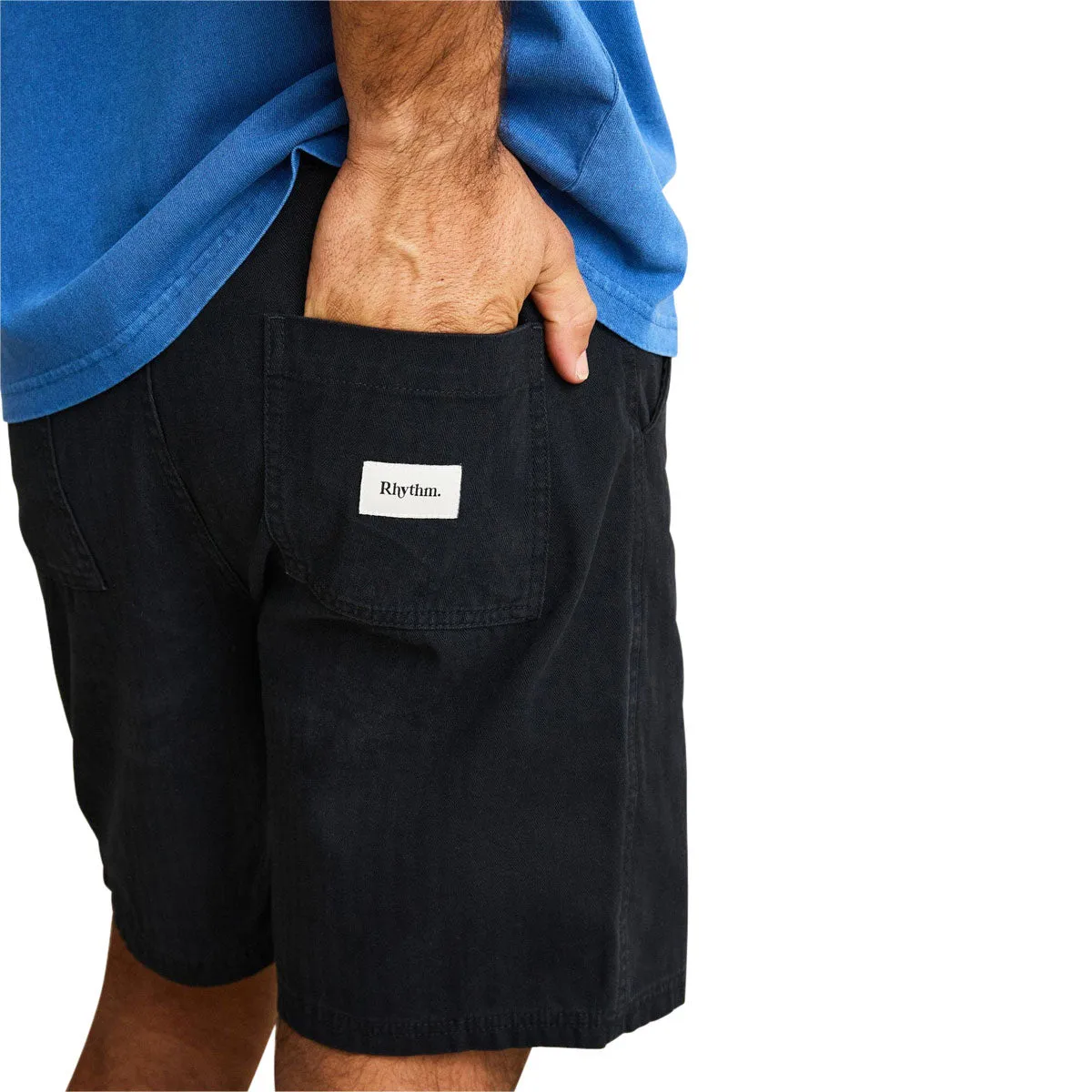 Rhythm Haight Herringbone Shorts - Vintage Black sold by CCS product image thumbnail 3