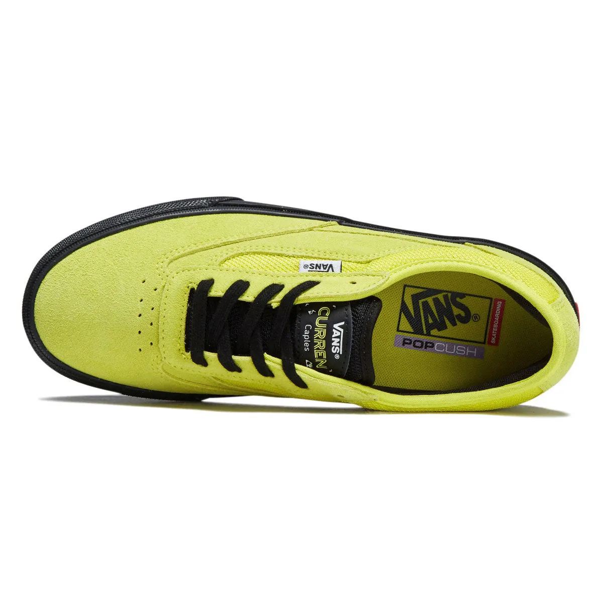 Vans Skate Curren Caples Shoes - Fluro Lime/Black sold by CCS product image thumbnail 3
