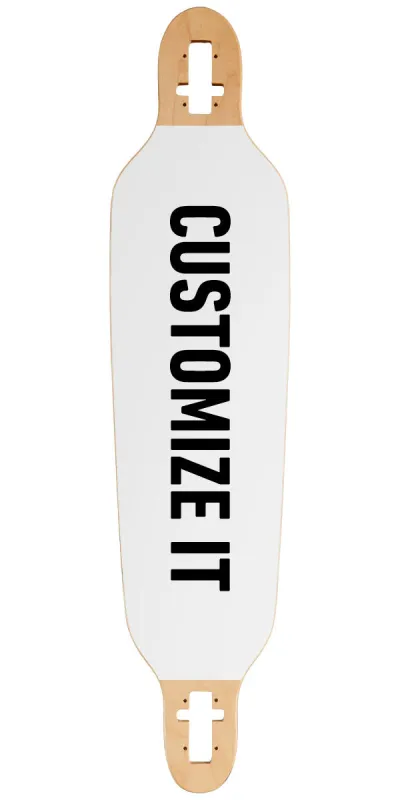CCS Custom Drop-Thru Longboard Deck made by CCS
