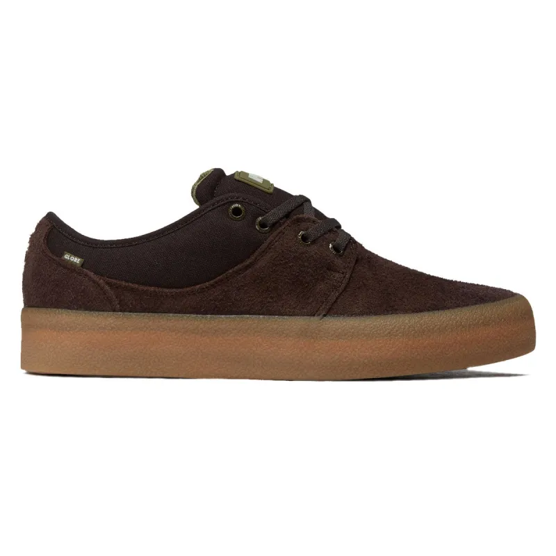 Globe Mahalo Shoes - Dark Brown/Crepe made by Globe