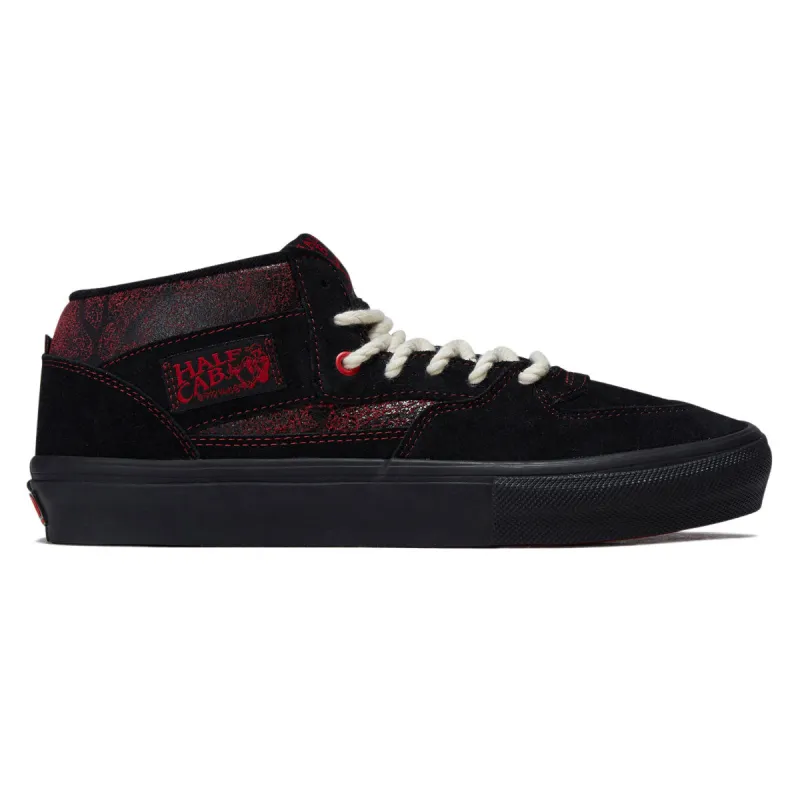 Vans Skate Half Cab Shoes - Saw Red/Black made by Vans