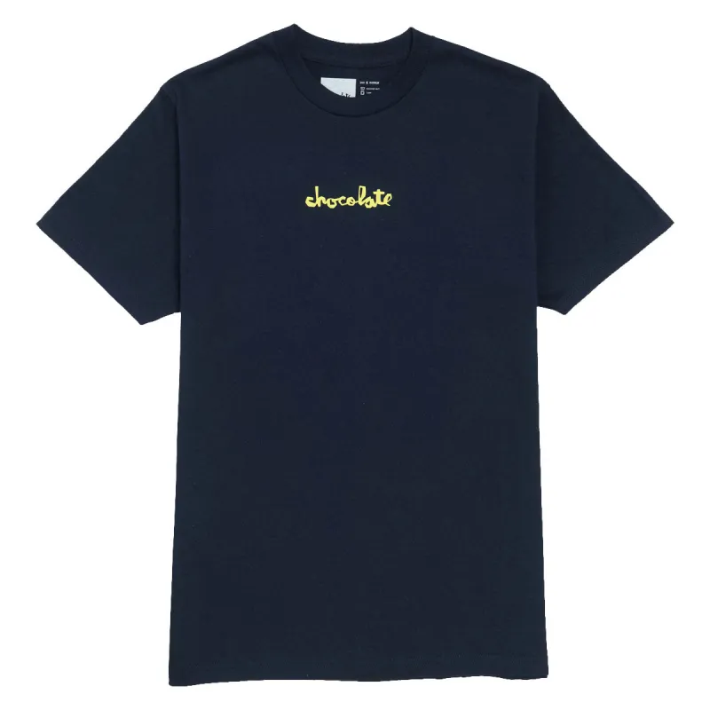 Chocolate Mid Chunk T-Shirt - Navy made by Chocolate
