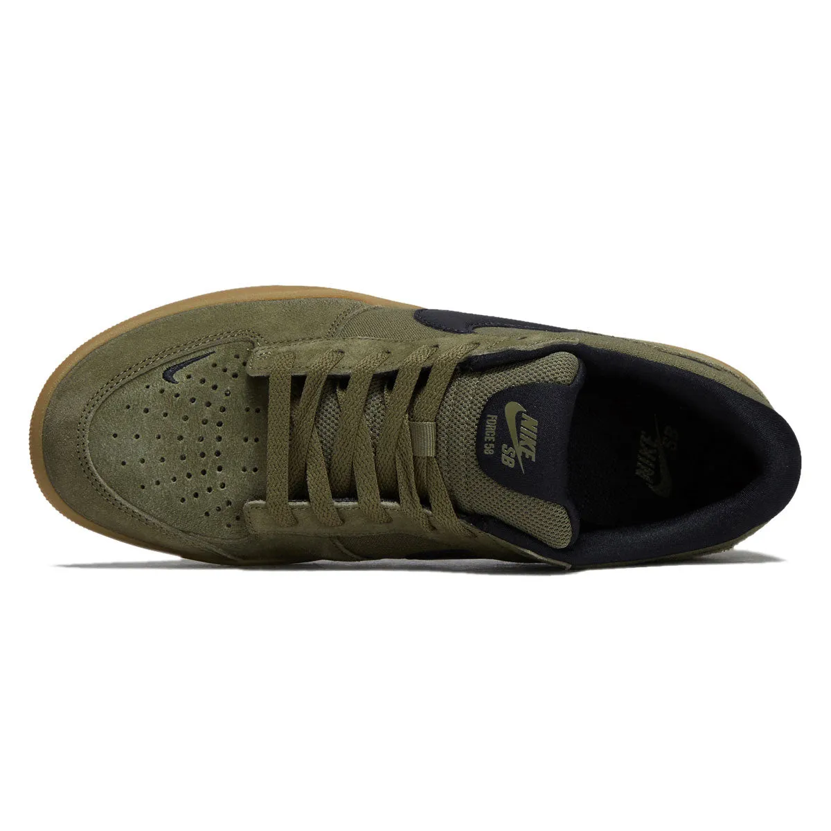 Nike SB Force 58 Shoes - Medium Olive/Black/Medium Olive sold by CCS product image thumbnail 3