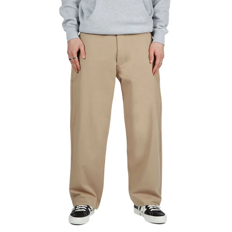 CCS Wide Leg Chino Pants - Khaki sold by CCS