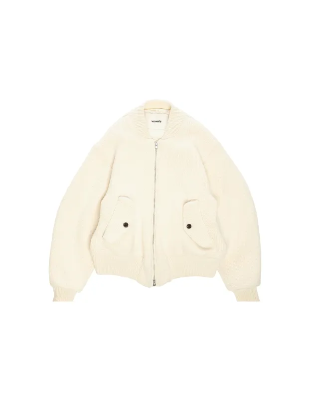 Handstitch Knitted Bomber made by Vowels