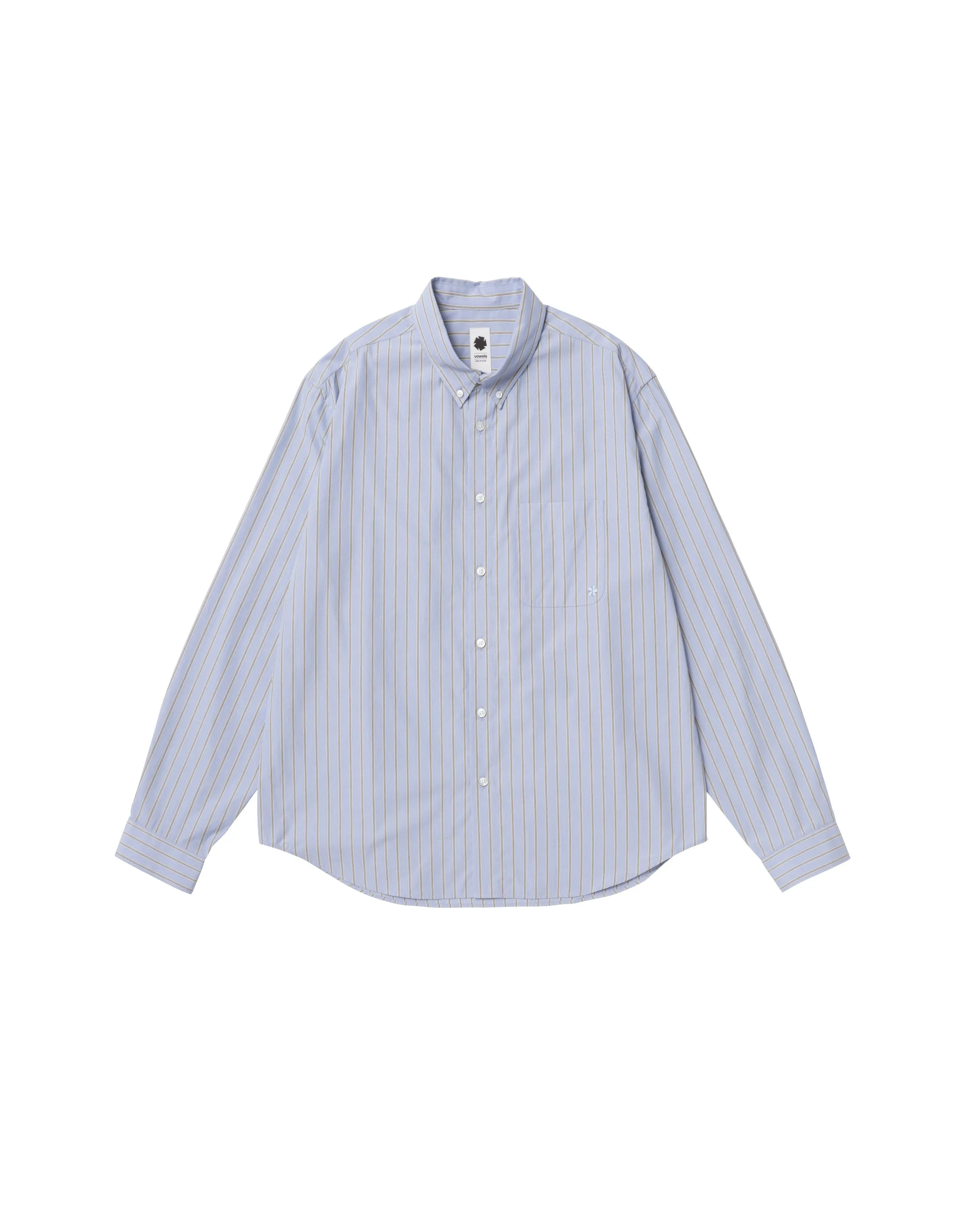 Long Sleeve Striped Button Down Shirt sold by Vowels product image thumbnail 2
