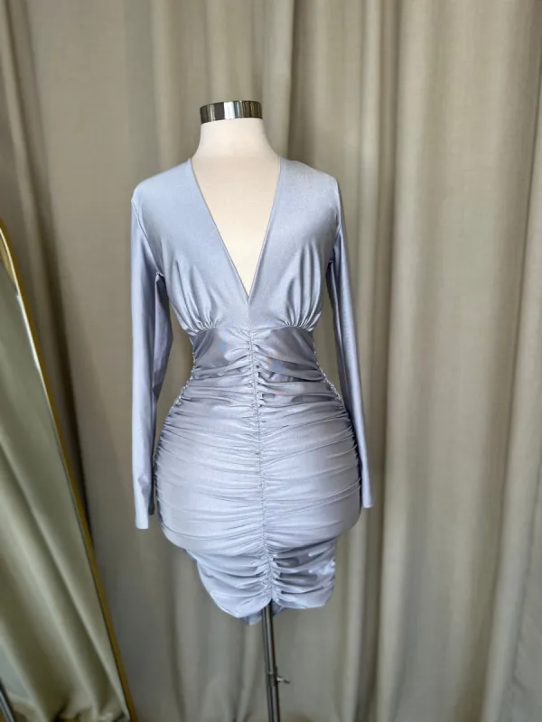 Platinum Dress sold by Valemi Boutique
