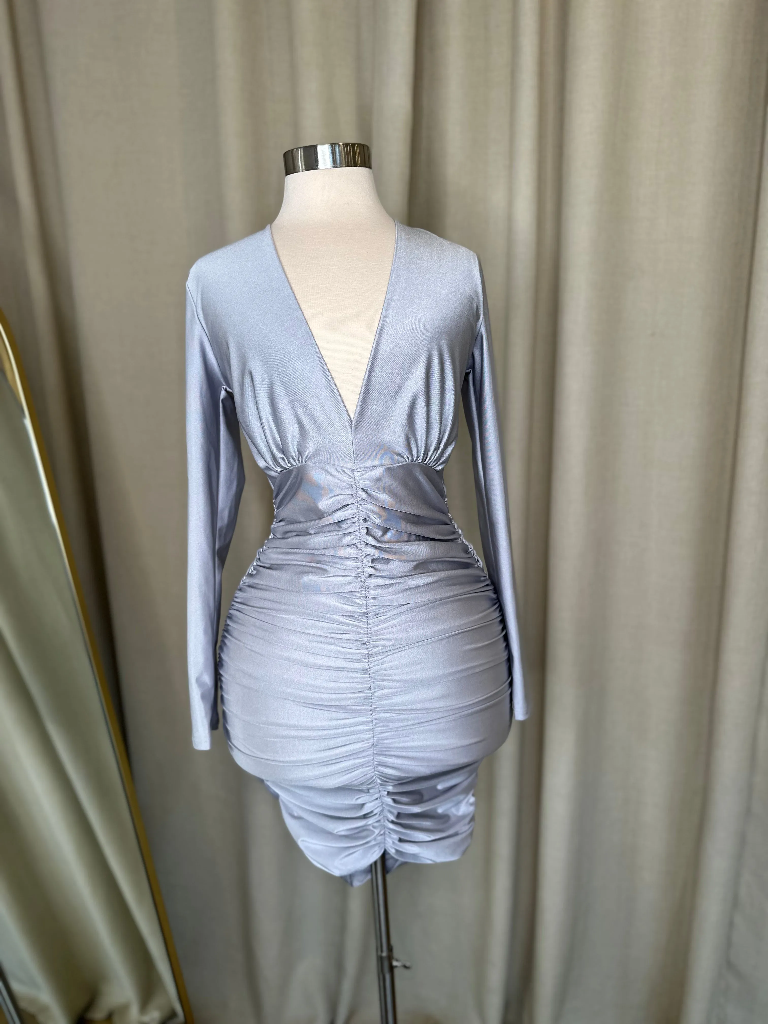 Platinum Dress sold by Valemi Boutique