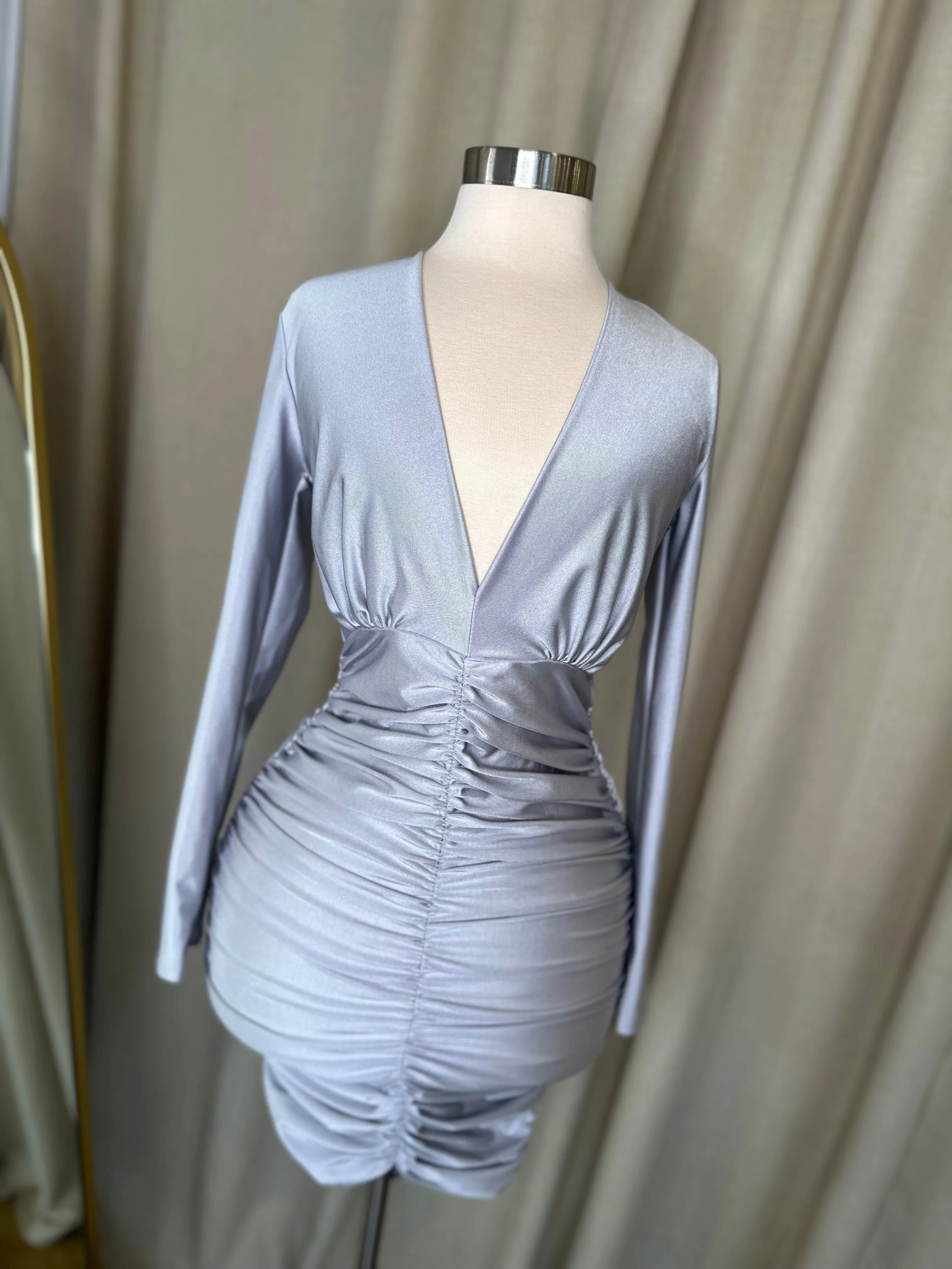 Platinum Dress sold by Valemi Boutique product image thumbnail 3
