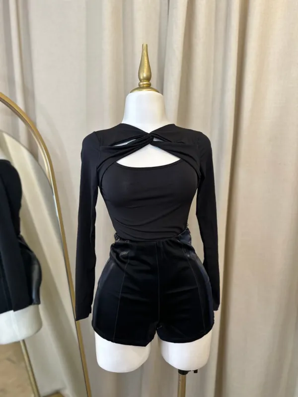 Anitta Bodysuit - Black sold by Valemi Boutique