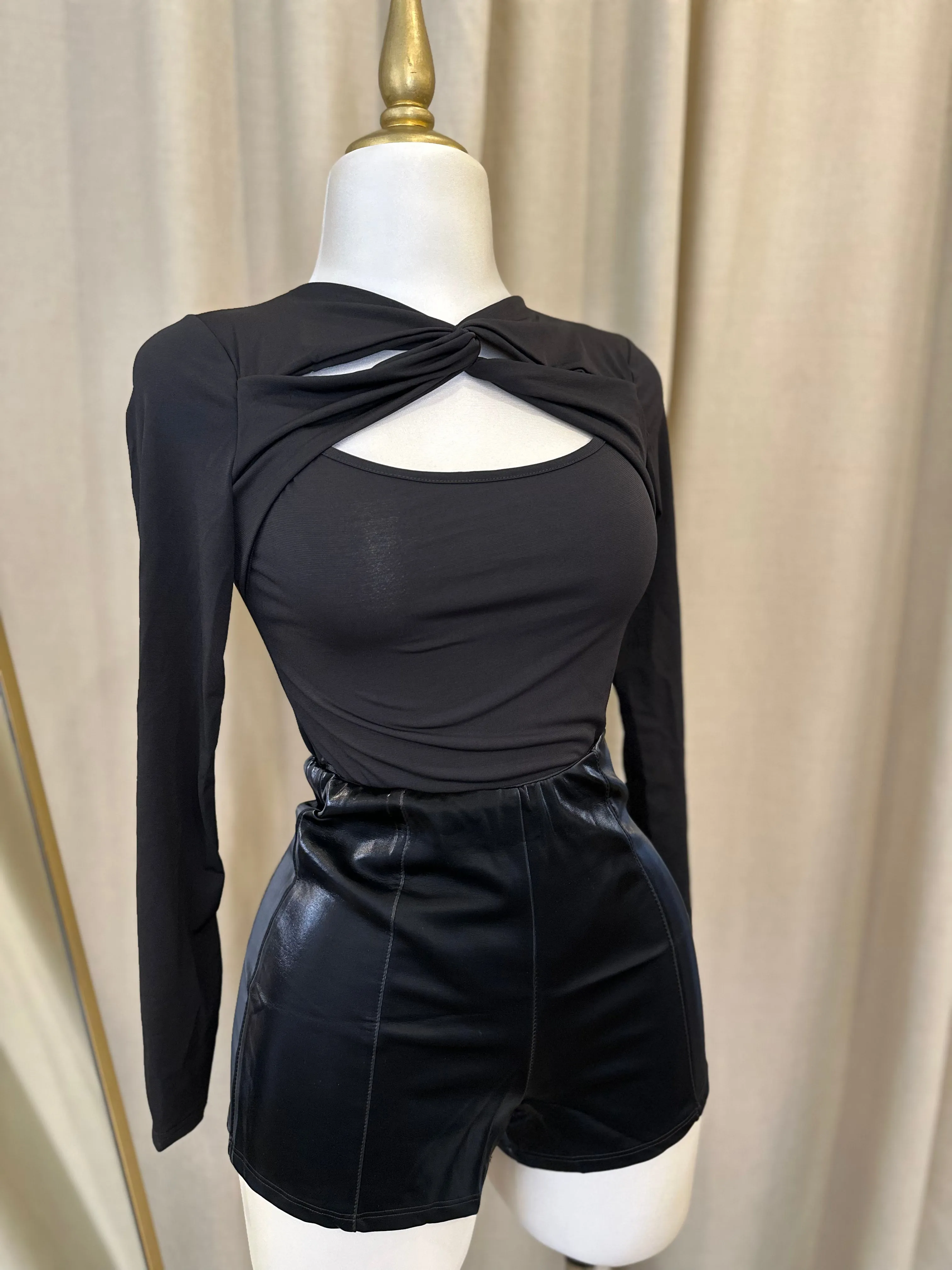 Anitta Bodysuit - Black sold by Valemi Boutique product image thumbnail 3