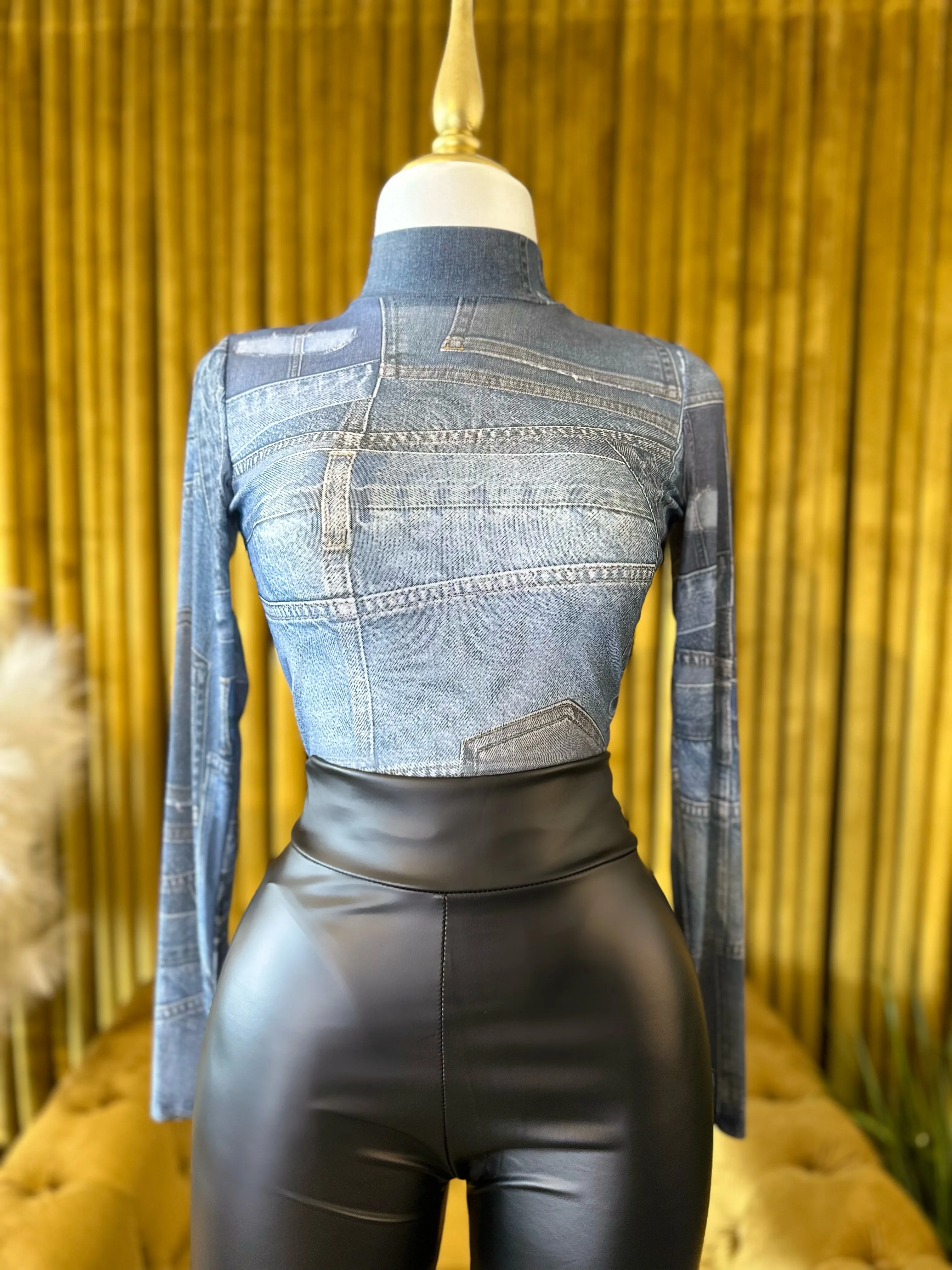 Deni Mesh Bodysuit sold by Valemi Boutique product image thumbnail 3