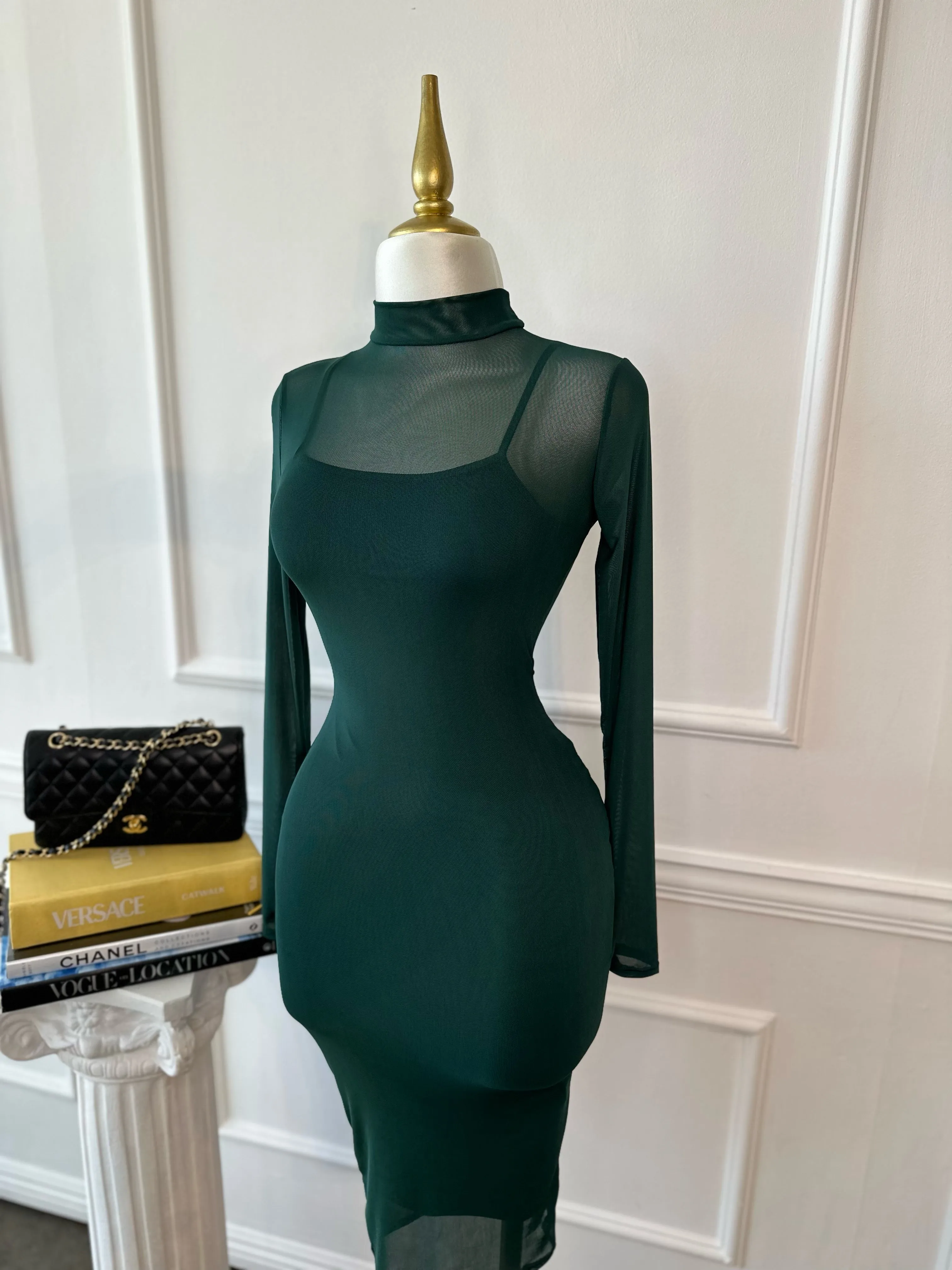 Amada Dress - Green sold by Valemi Boutique product image thumbnail 2