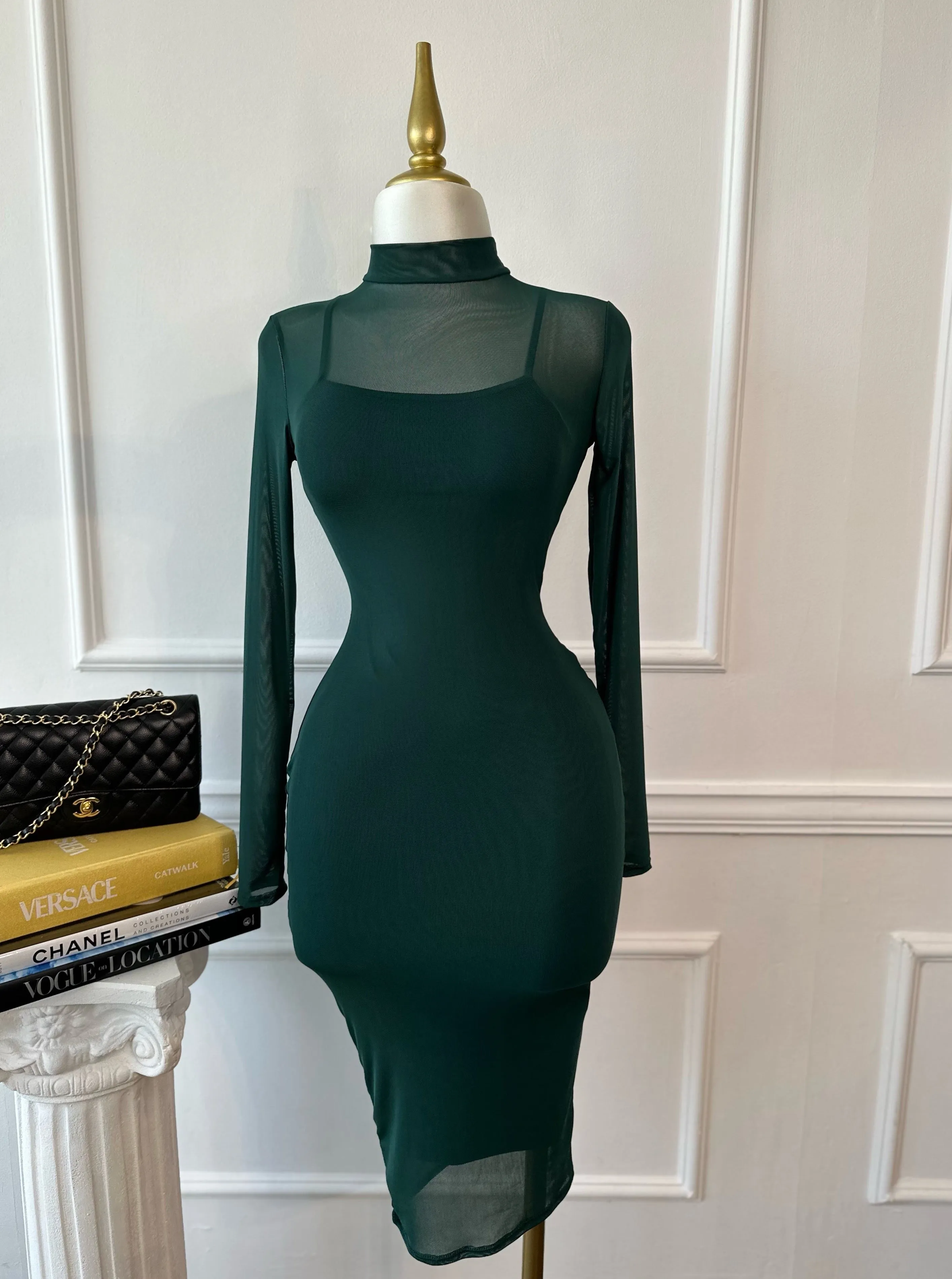 Amada Dress - Green sold by Valemi Boutique