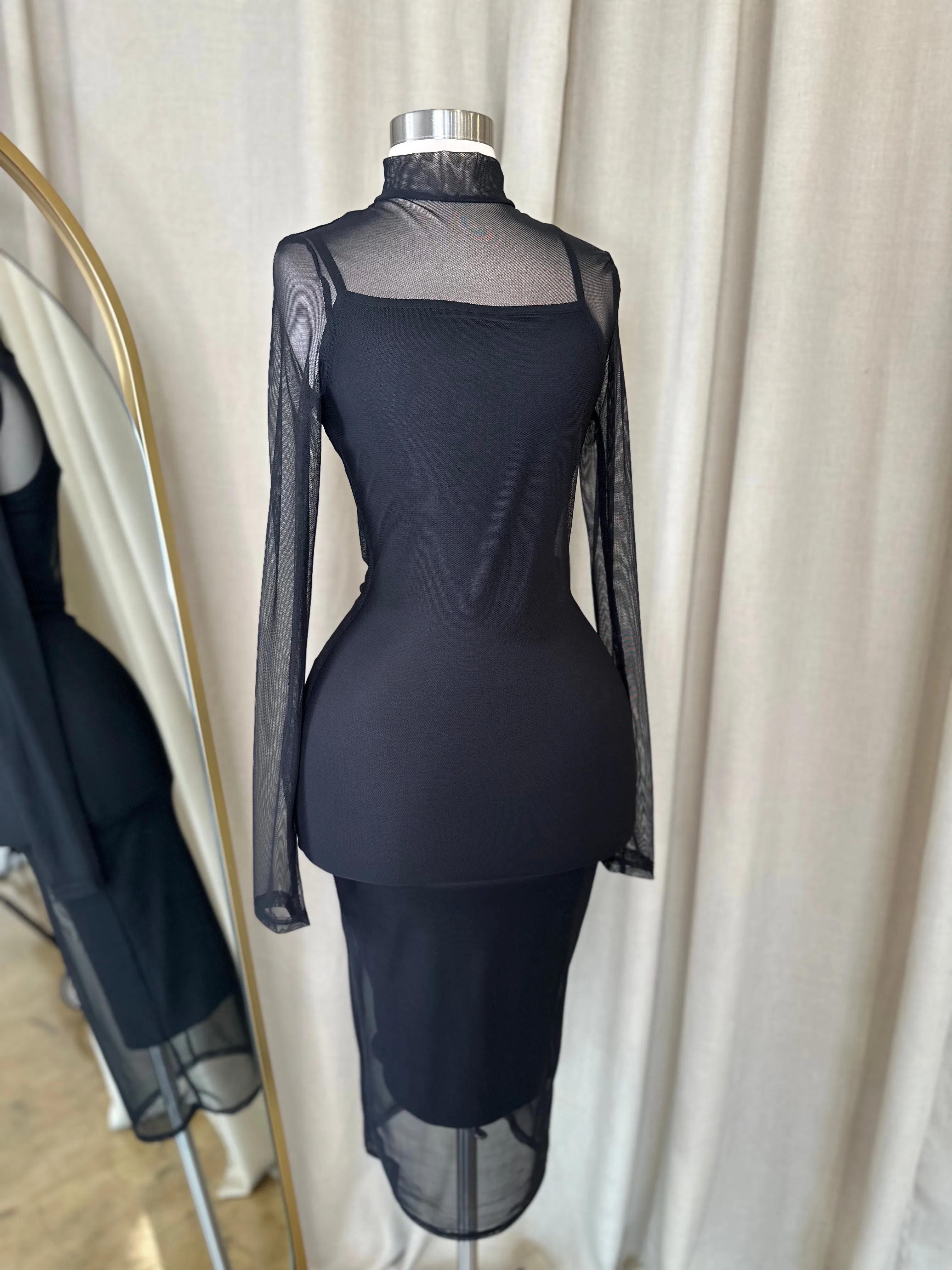 Amada Dress - Black sold by Valemi Boutique product image thumbnail 2