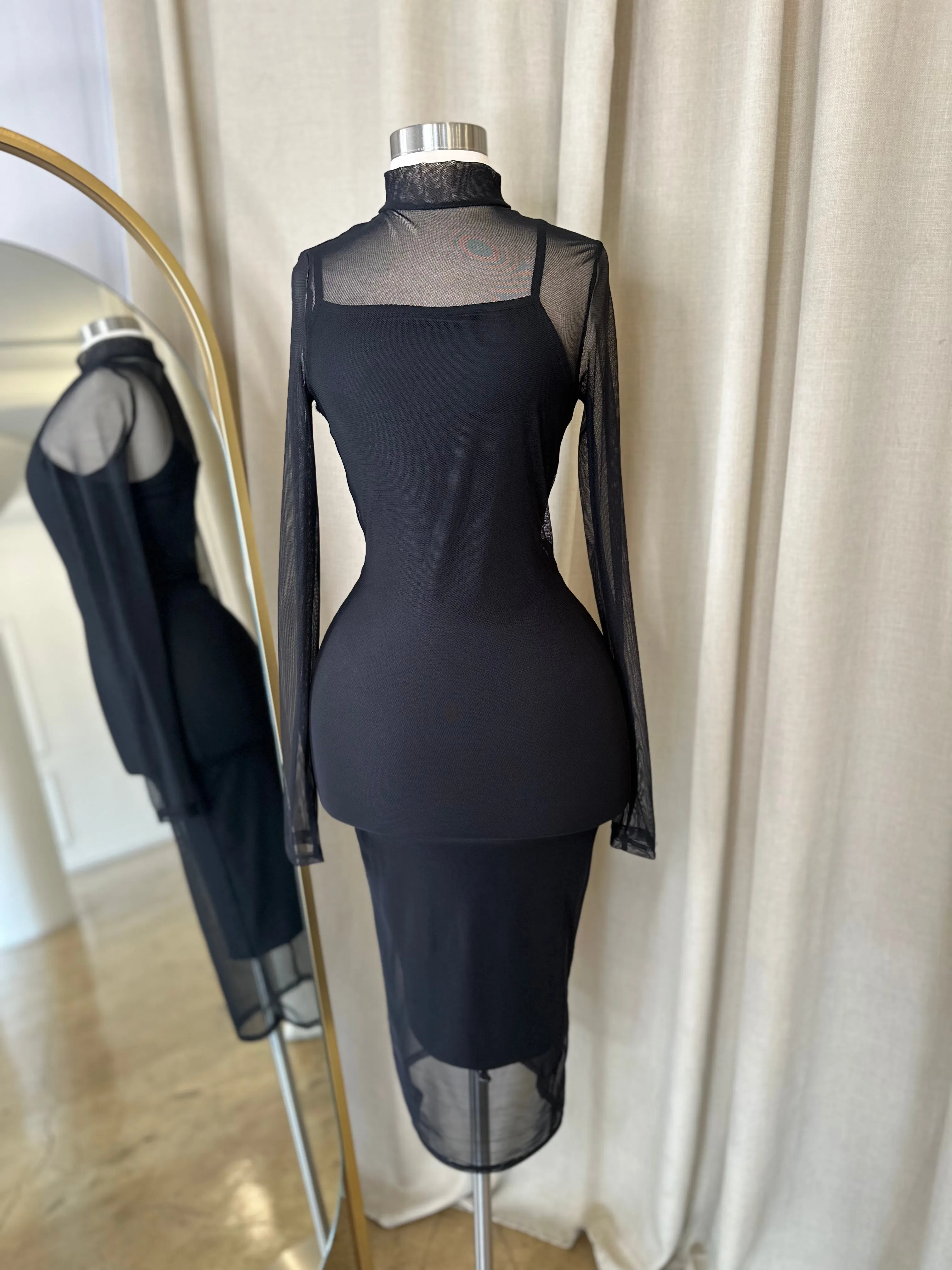 Amada Dress - Black sold by Valemi Boutique product image thumbnail 3