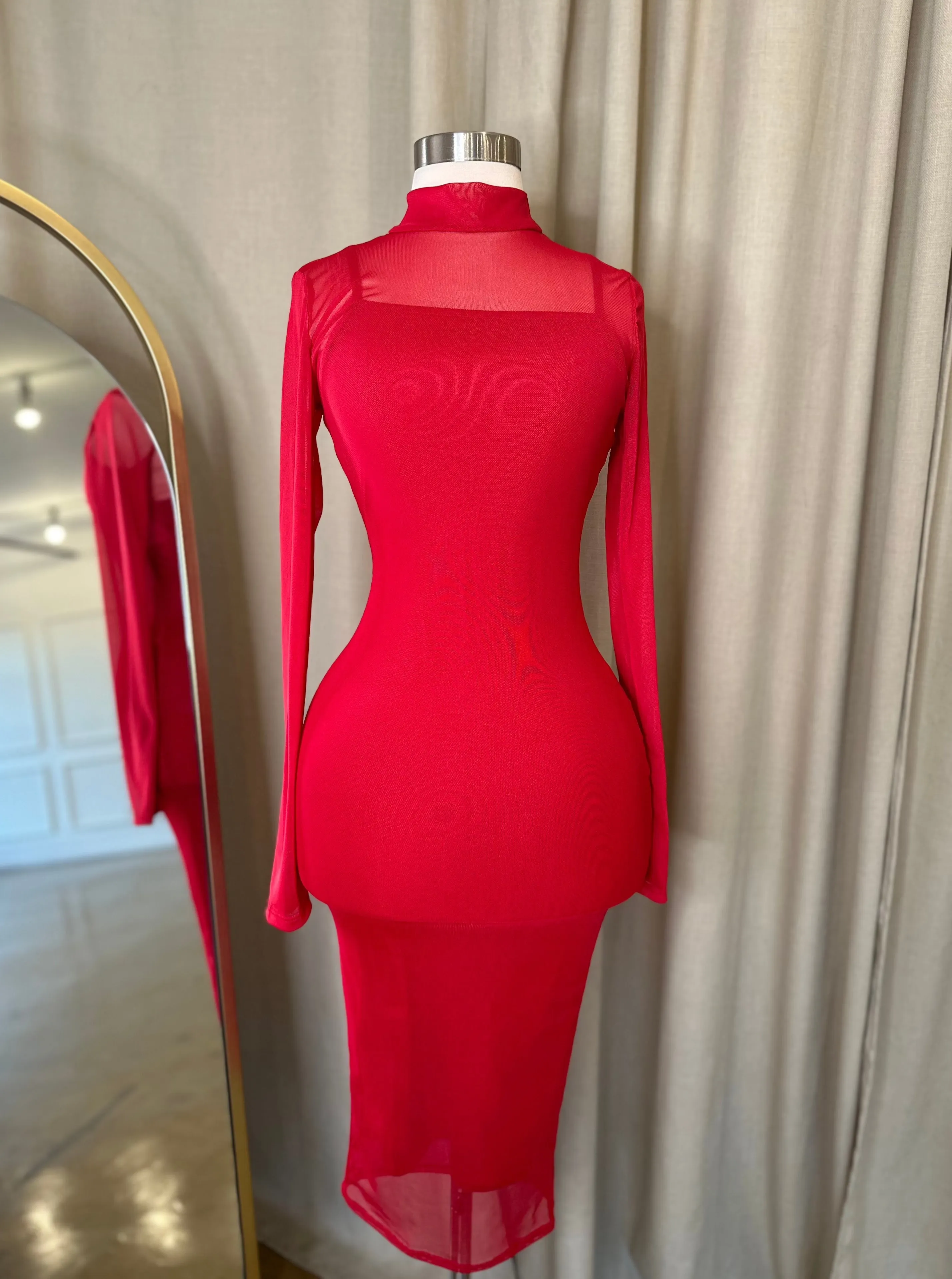 Amada Dress - Red sold by Valemi Boutique