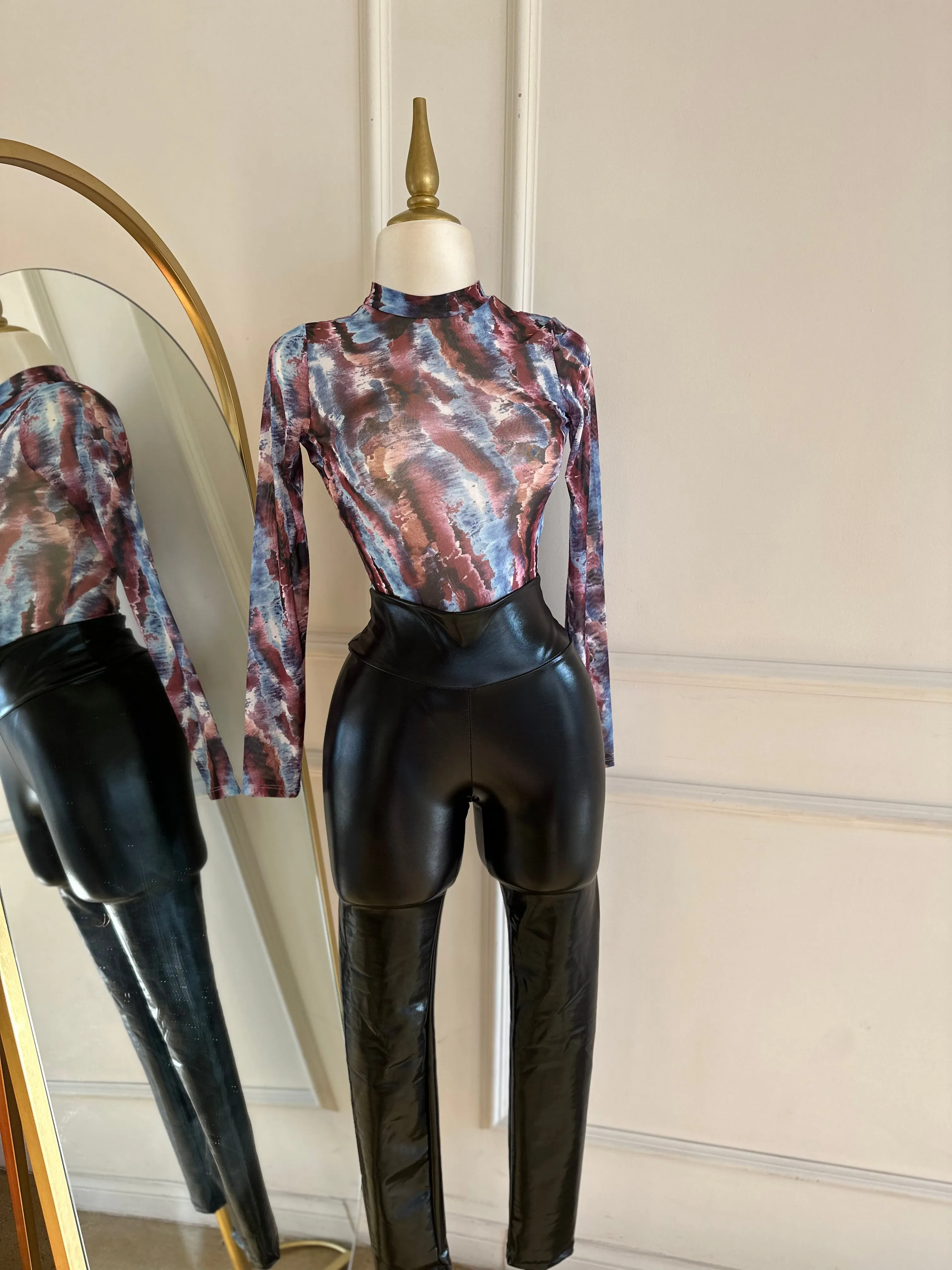 Waves Bodysuit sold by Valemi Boutique product image thumbnail 2