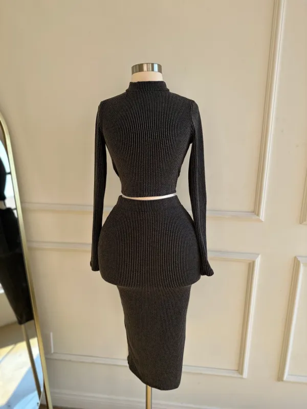 Bella Set - Charcoal sold by Valemi Boutique